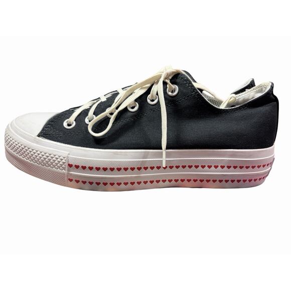 Converse Chuck Taylor All Star Love Yourself First Platform Women Sz 10 Hearts - Picture 3 of 13